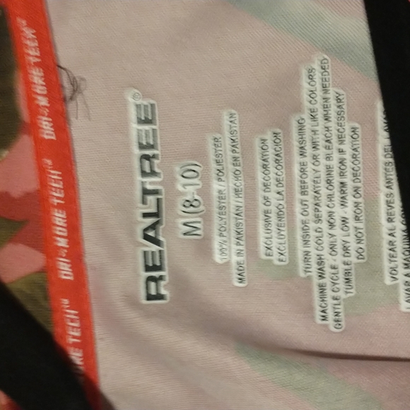Real tree woman's size M with AP Dri-more tech pullover shirt - Picture 2 of 12